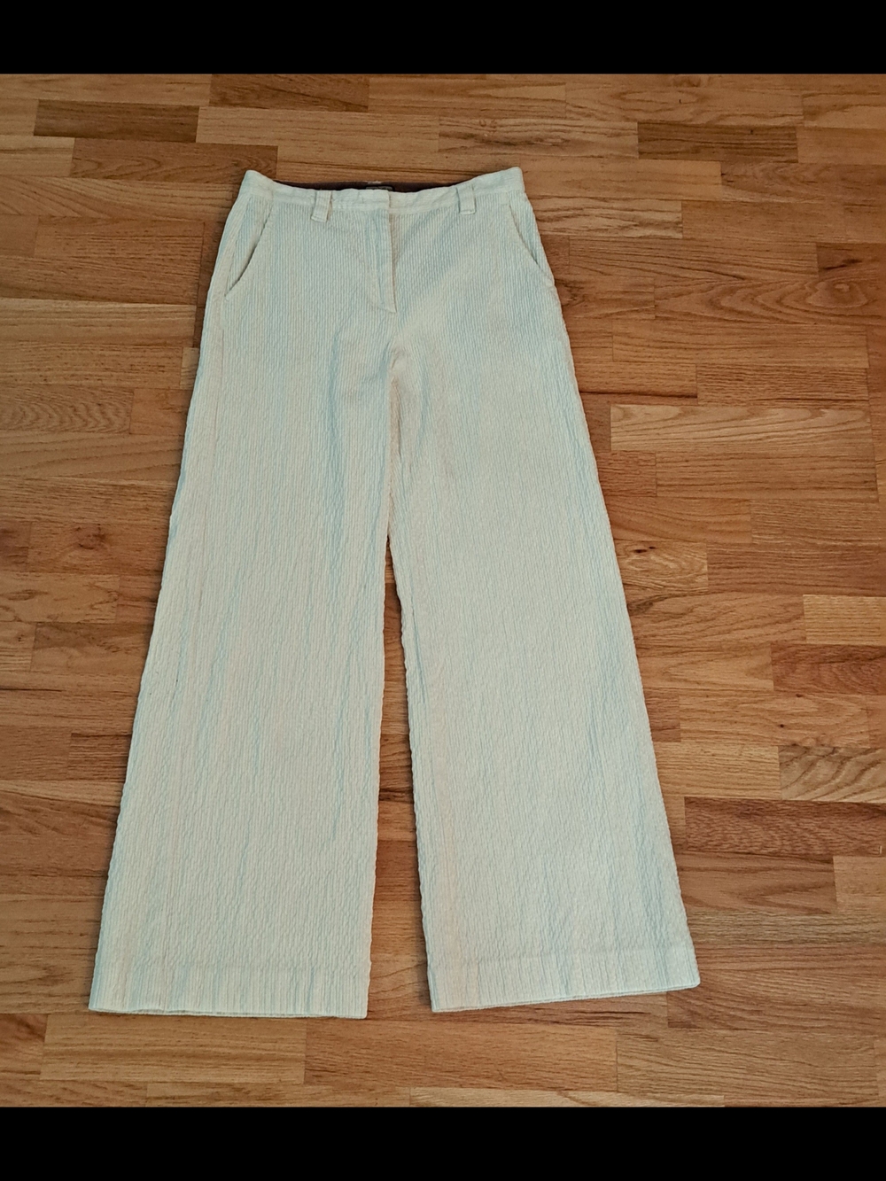 Maliparmi Cream Wide-Leg Pants